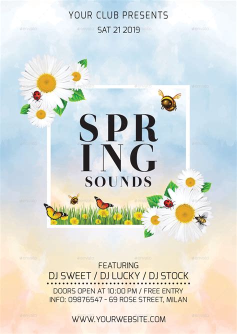 Spring Flyer Template Free